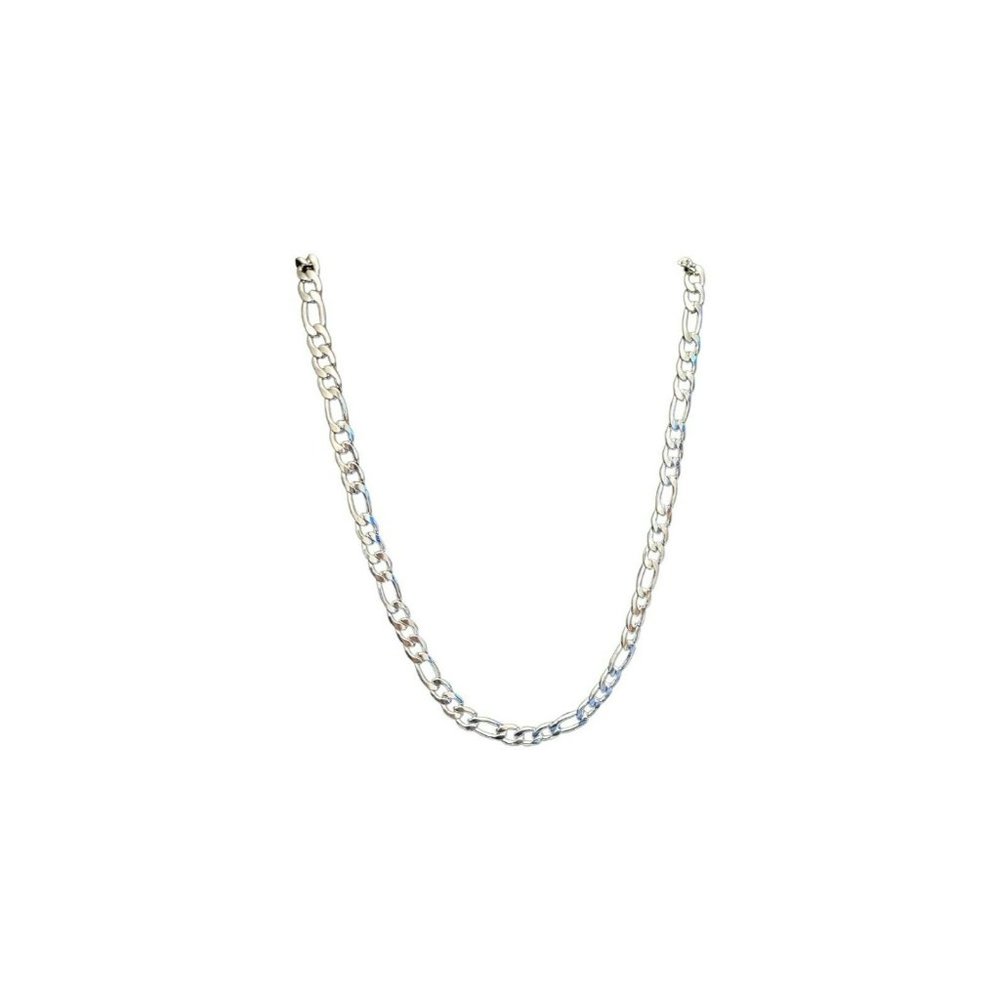 Men's Boys Figaro Link Chain Necklace 20" + 2" Ext Gift Casual Dressy Nightout - Picture 5 of 6